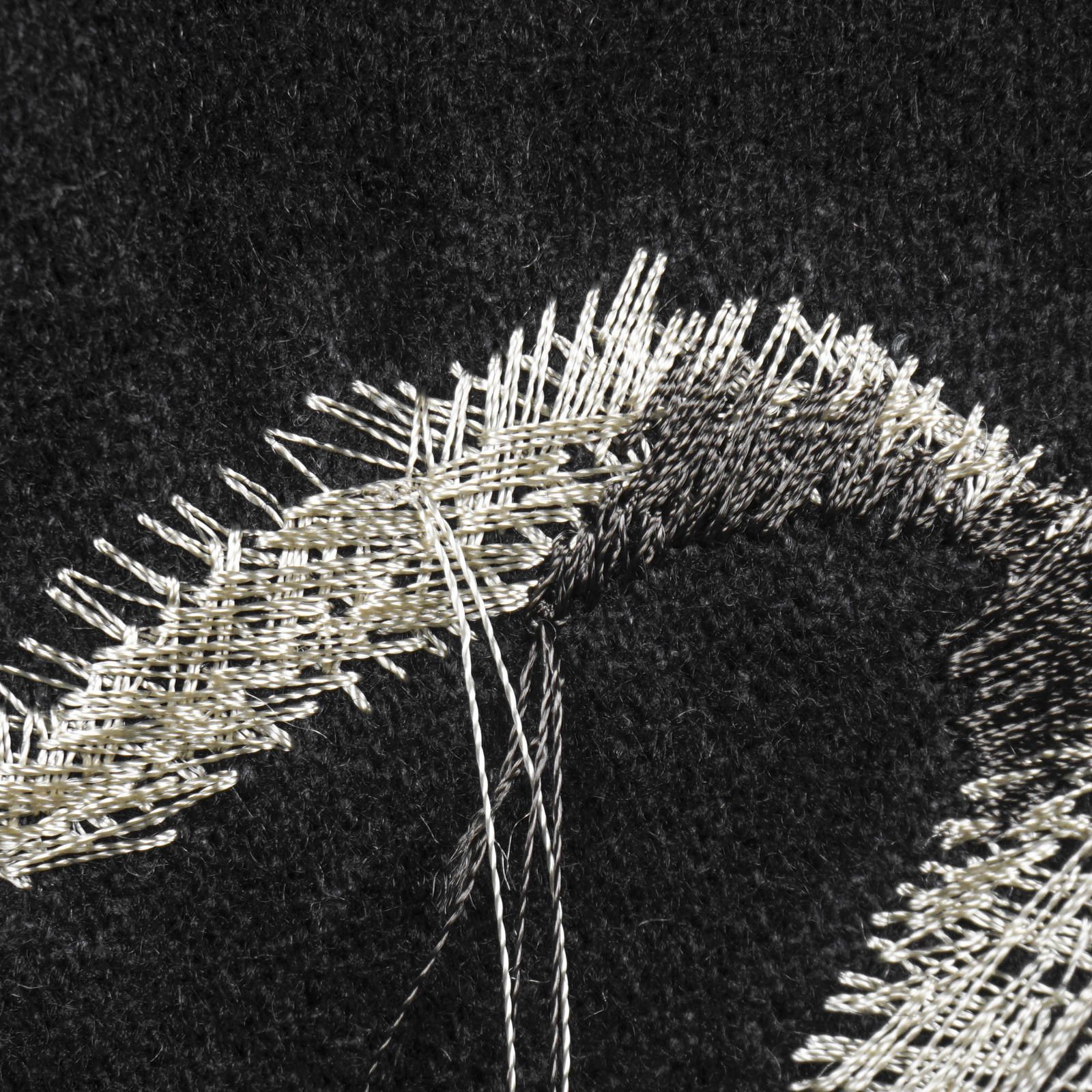 Yohji Yamamoto [HC-B73-523 / 定PT刺繍ロングB] 2019A/W collection 【USED・Sランク〔未使用品〕】 定価 ¥206,800