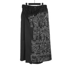 Yohji Yamamoto [HC-P67-113 / ラップパンツ太・漢字柄]