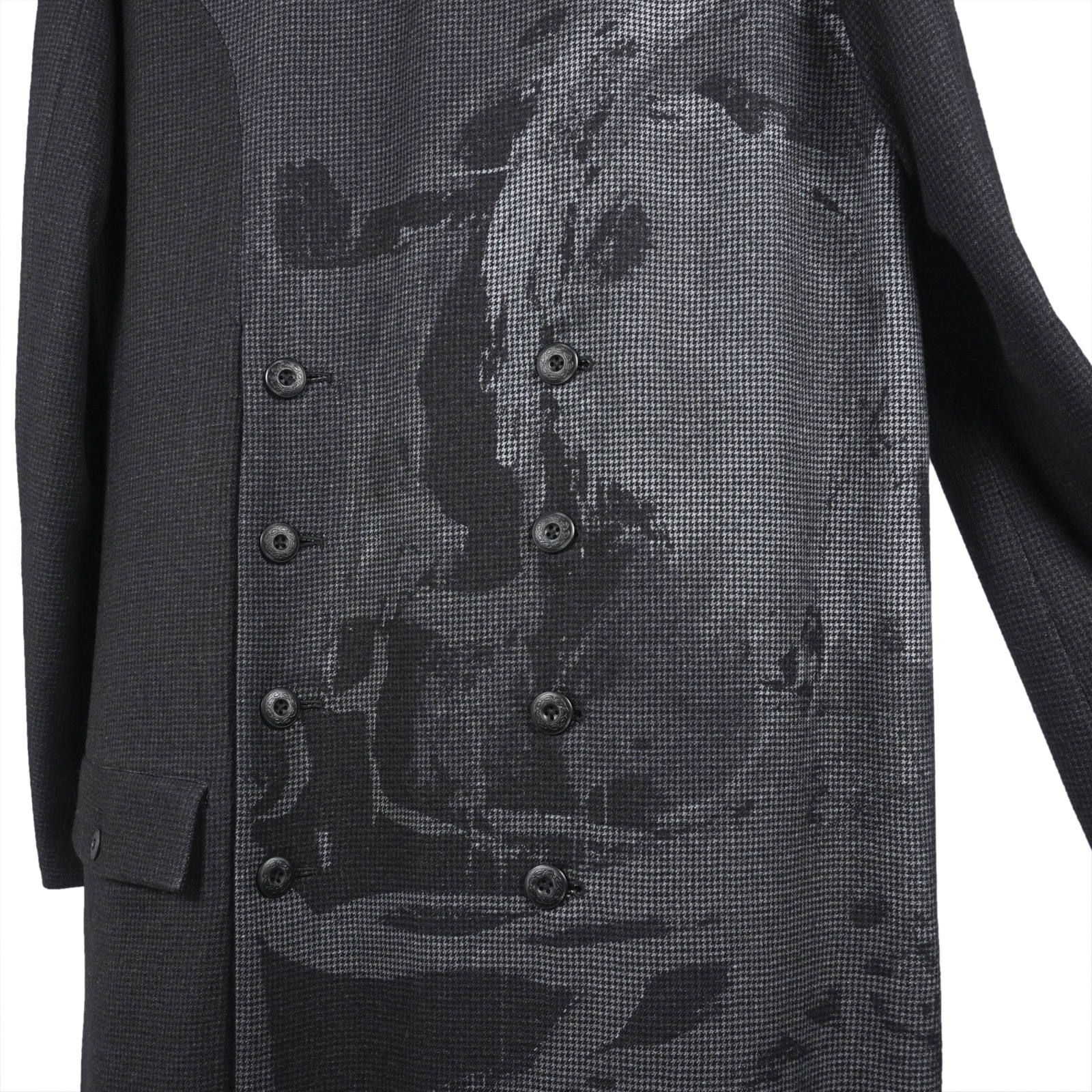 Yohji Yamamoto [HC-J48-124 / W前プリントミリタリー]