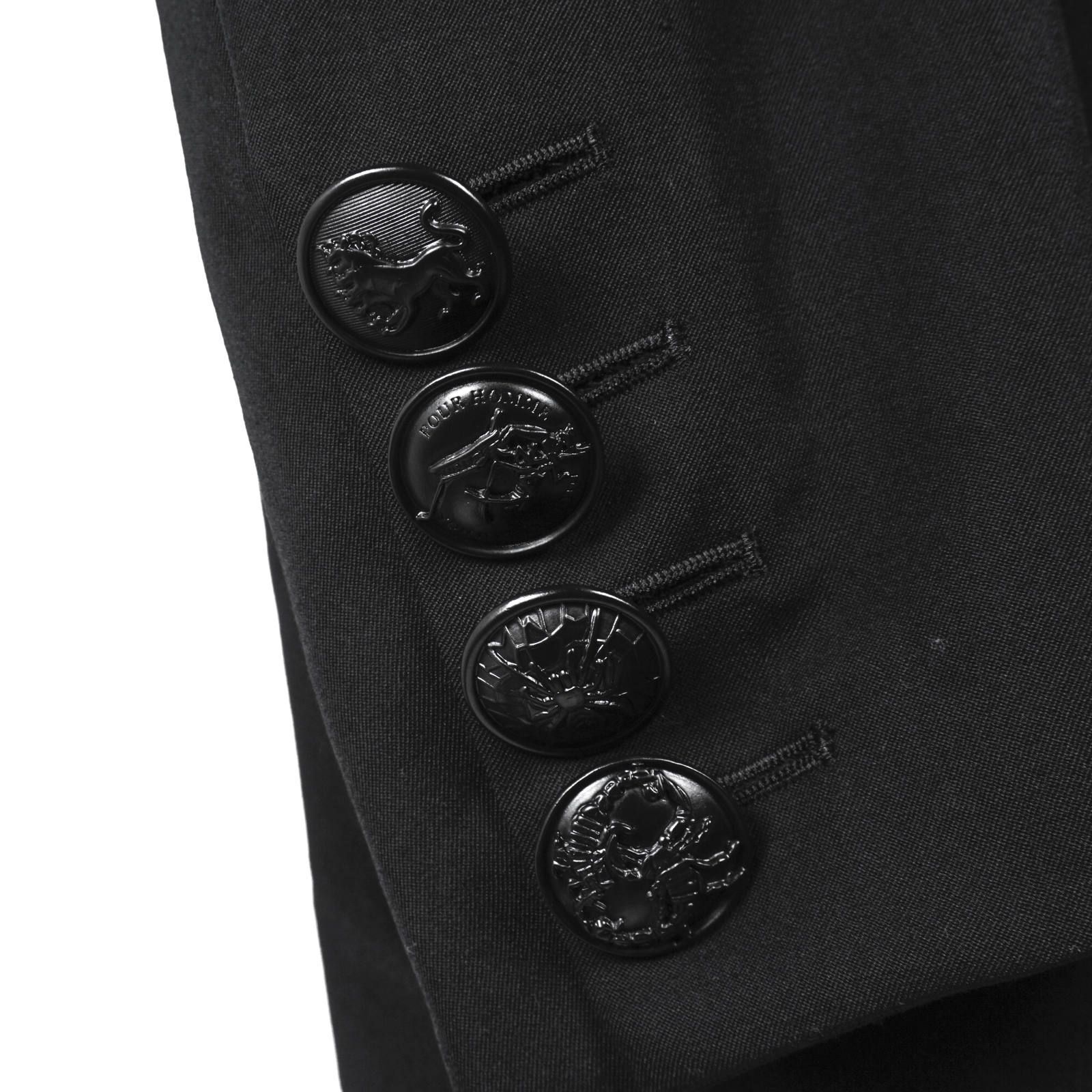 Yohji Yamamoto [HC-J36-100 / ダブルピーク黒釦JKT]