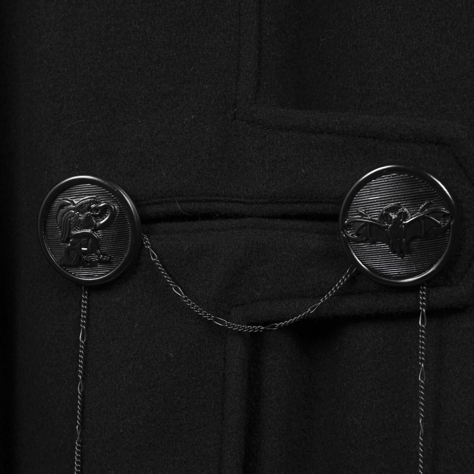 Yohji Yamamoto [HC-C16-103 / デカ黒釦ヘチマコート]