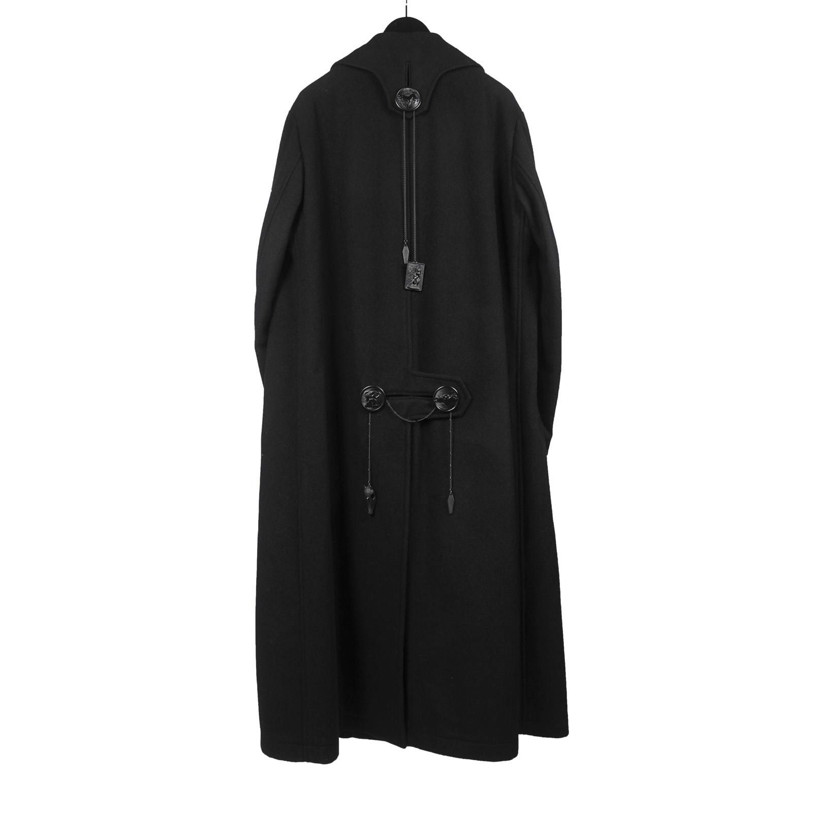 yohji yamamoto - Yohji Yamamoto [HC-C16-103 / デカ黒釦ヘチマコート 