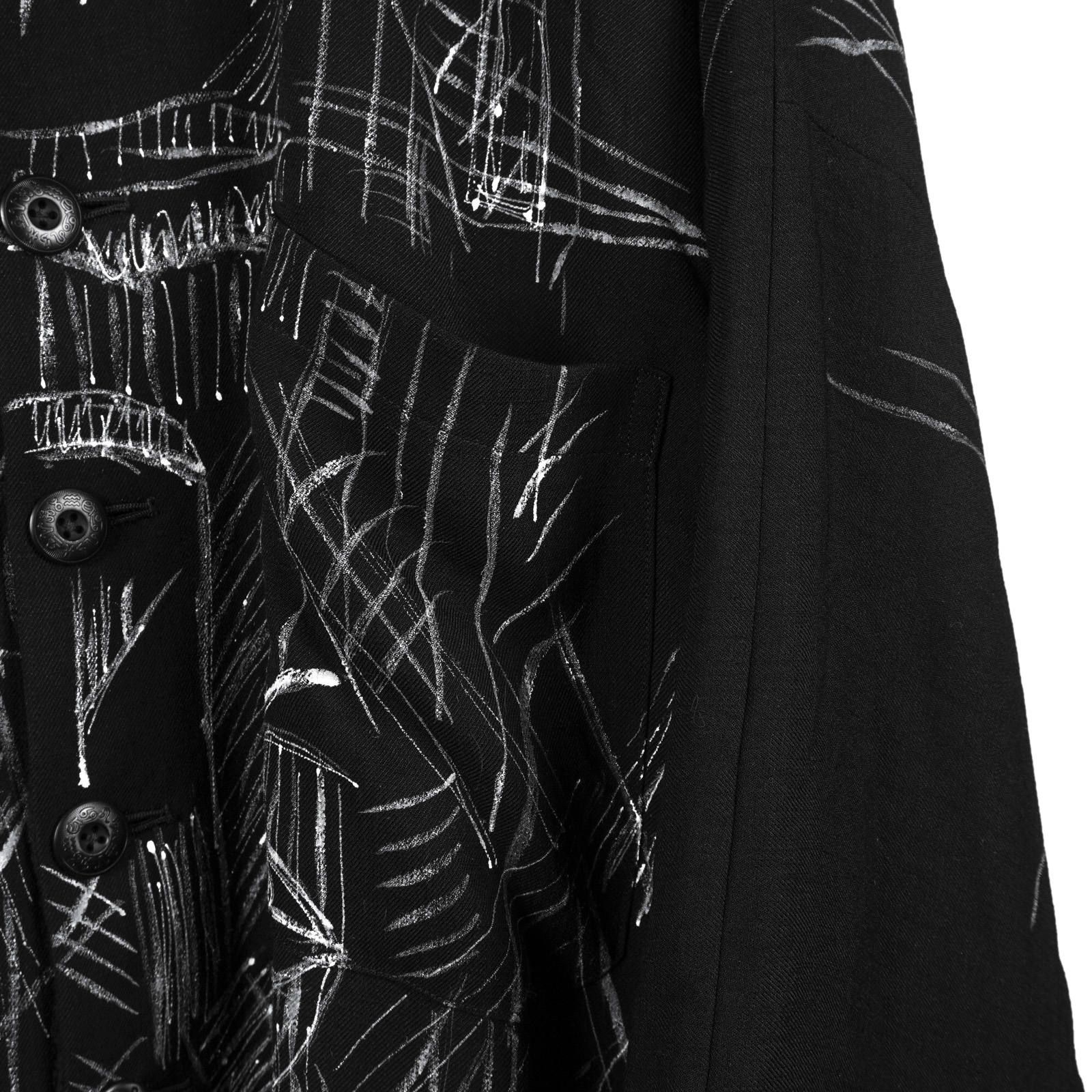 Yohji Yamamoto [HC-B50-805 / リバーシブルシャツコートA]