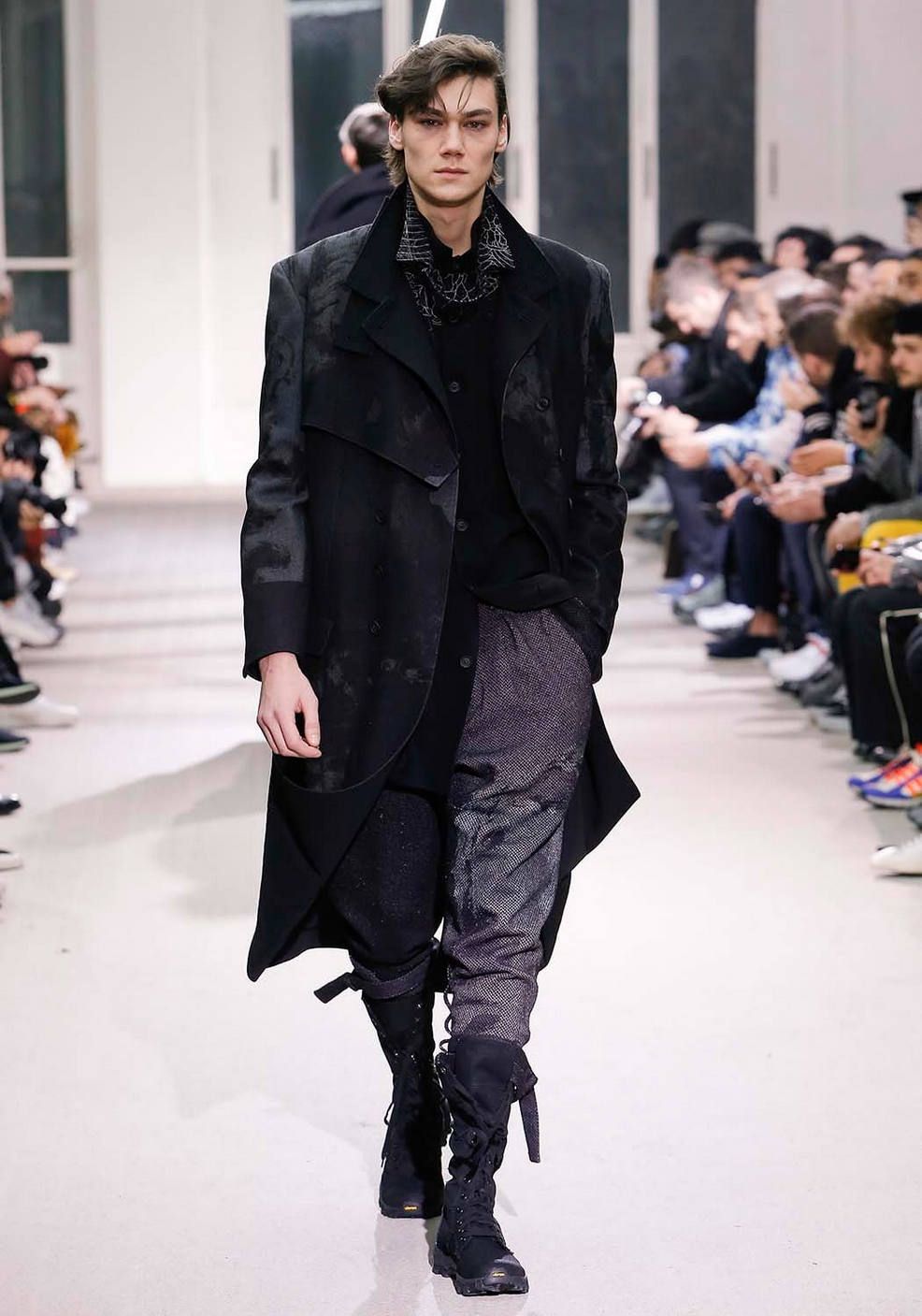 yohji yamamoto - Yohji Yamamoto [HC-J45-115 / 右GF付きロングJ柄