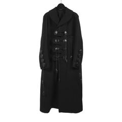 Yohji Yamamoto [HC-C16-103 / デカ黒釦ヘチマコート]