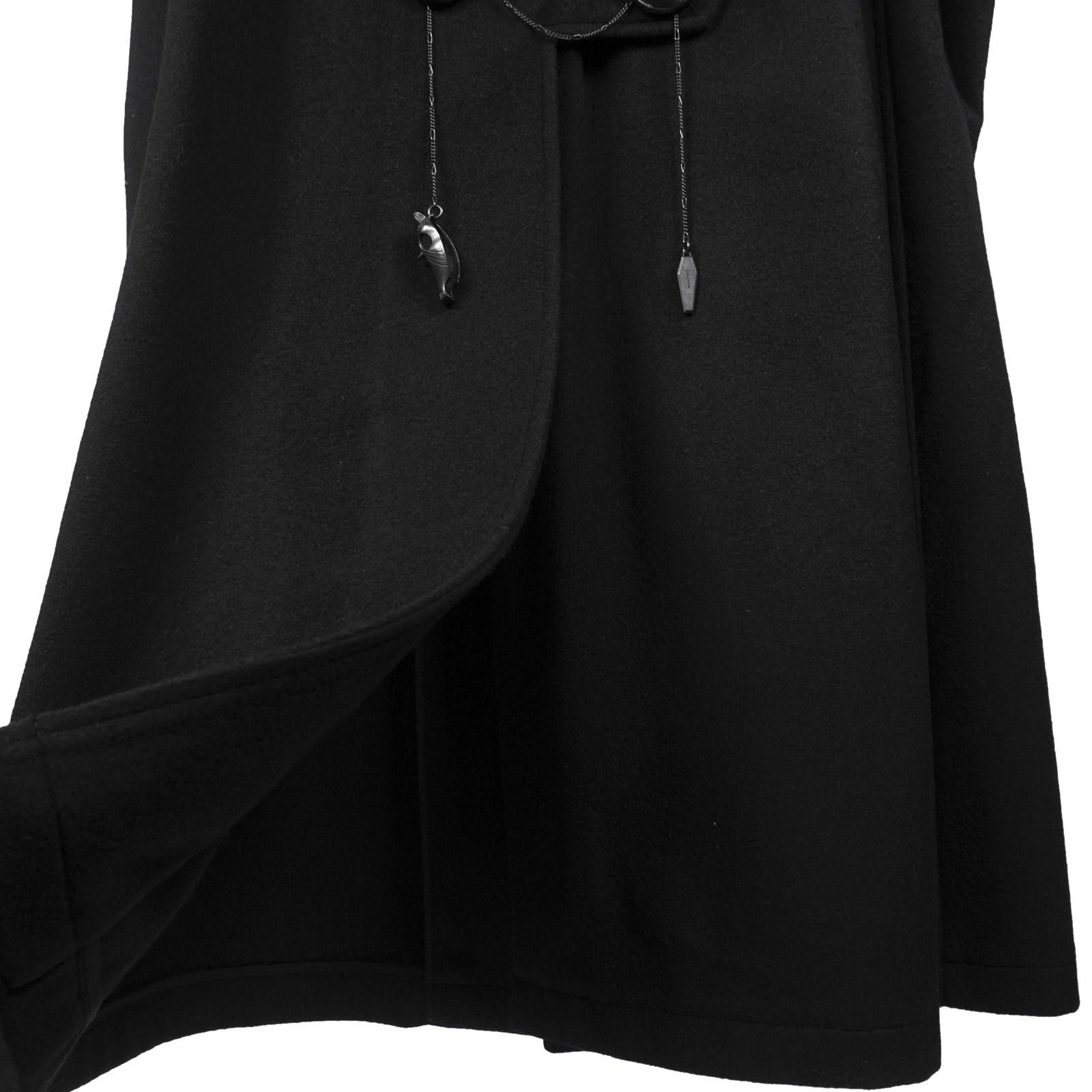 Yohji Yamamoto [HC-C16-103 / デカ黒釦ヘチマコート]