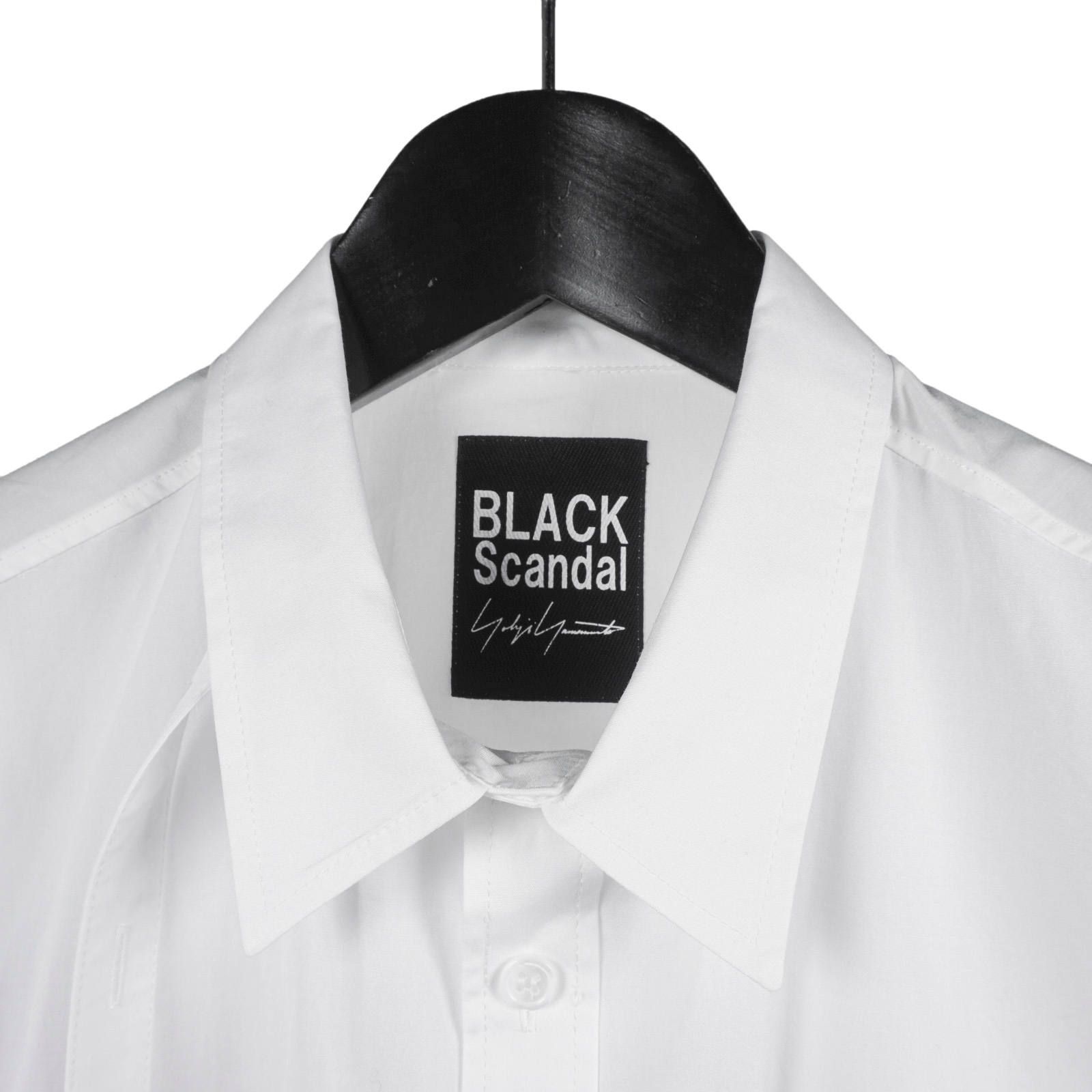 YOHJI YAMAMOTO ヨウジヤマモト 比翼 長袖シャツ メンズ Yohji Yamamoto pour homme(ヨウジヤマモトプールオム) ロング