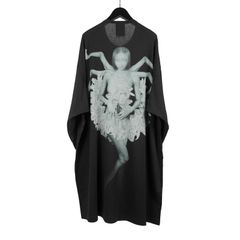 Yohji Yamamoto [HN-T22-274 / 内田柄BIG丸首長袖]