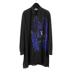 Yohji Yamamoto [HN-B41-402 / 手繋ぎロングタブシャツ]