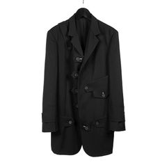 Yohji Yamamoto [HN-J15-100 / タブフラップJKT]
