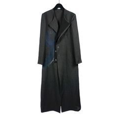 Yohji Yamamoto [HN-D17-816 / P二重上前ロングドレス]