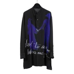 Yohji Yamamoto [HN-B33-403 / 手繋ぎノッチドシャツ]