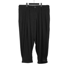 Yohji Yamamoto [HN-P21-238 / 12本タック裾ベルト付]