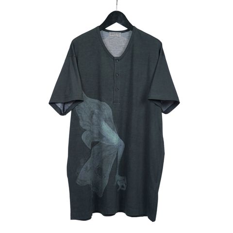 Yohji Yamamoto [HN-T24-274 / 内田柄ヘンリー半袖]
