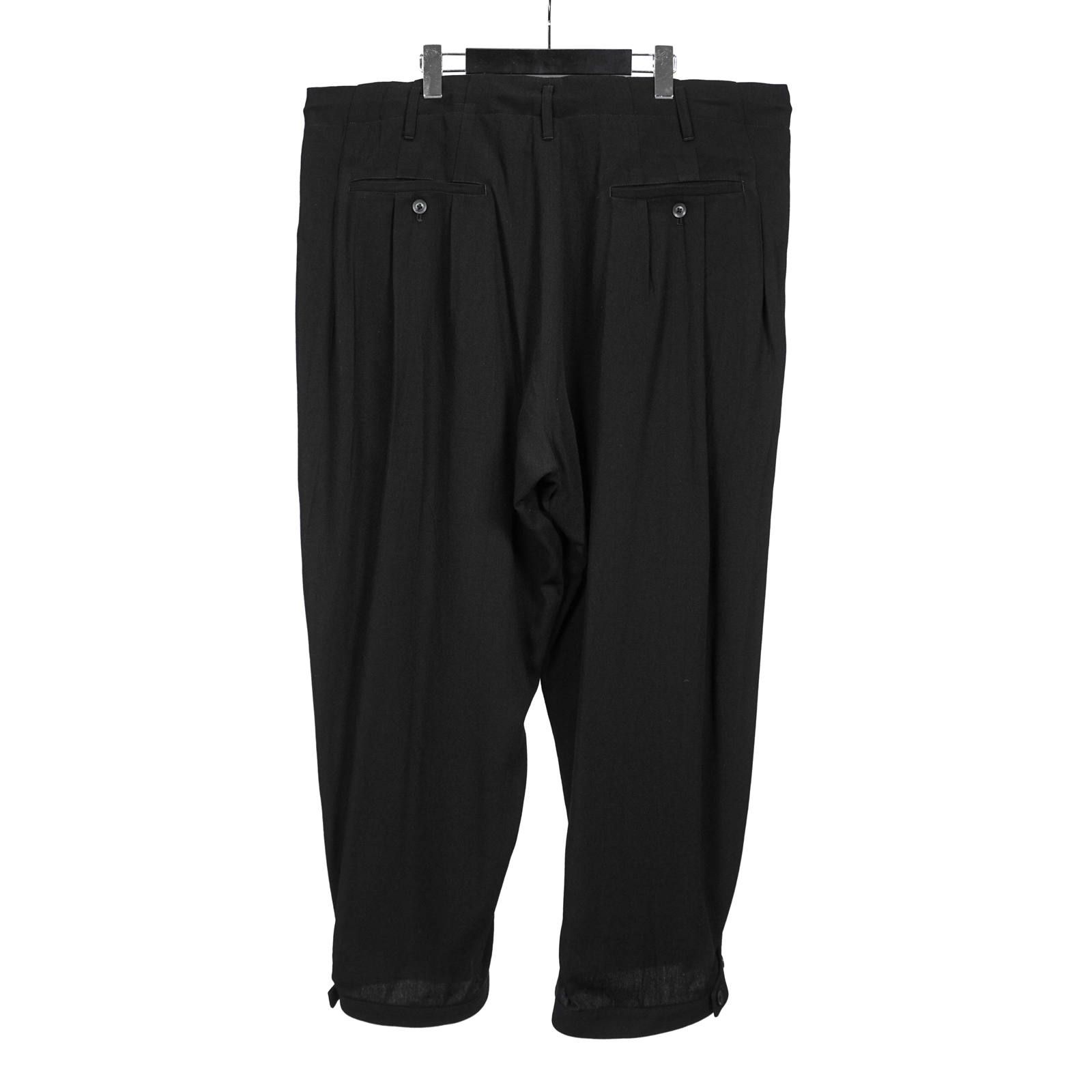 yohji yamamoto - Yohji Yamamoto [HN-P21-500 / 12本タック裾ベルト付