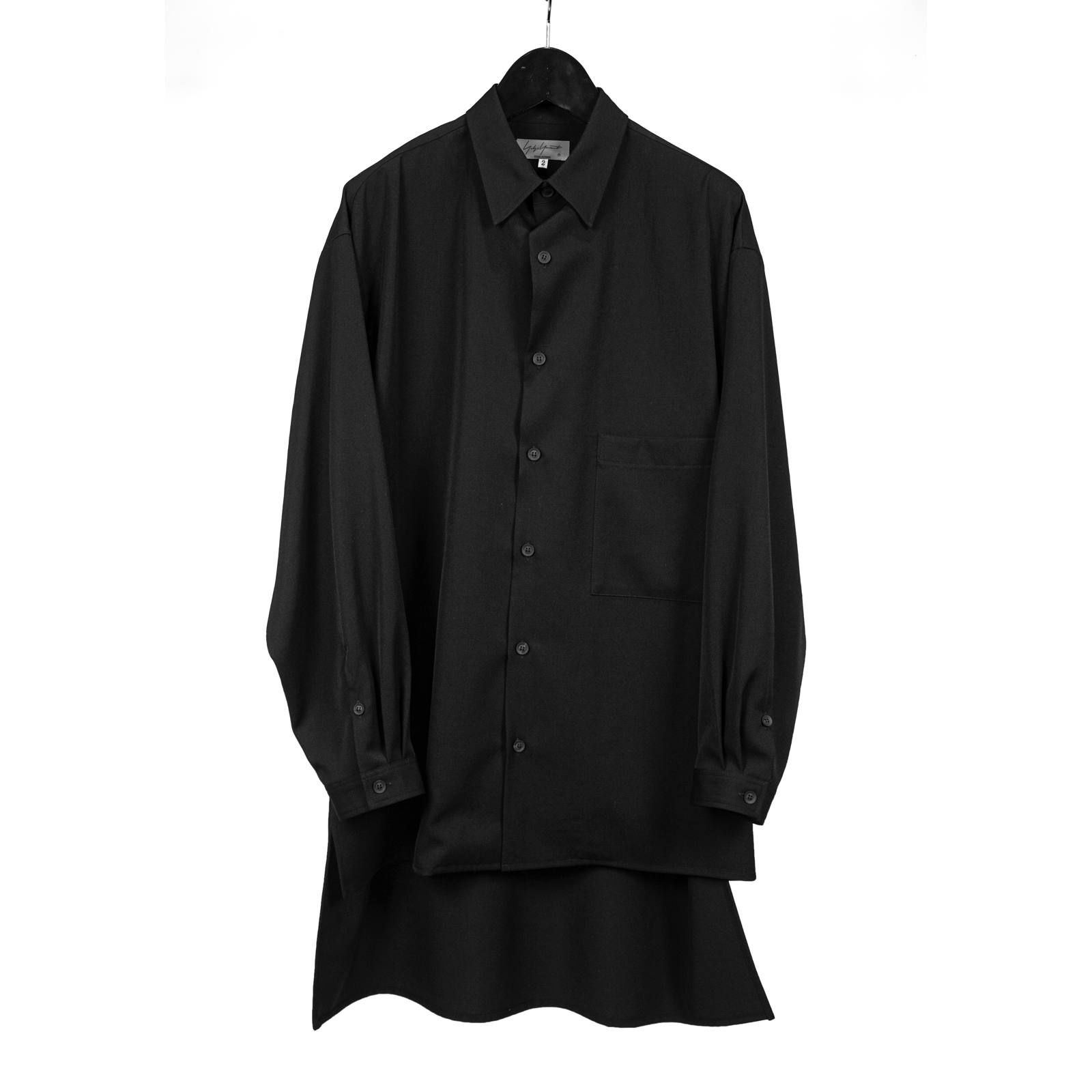 yohji yamamoto - Yohji Yamamoto [HN-B34-100 / 前後段違いブラウス] | ALUBUS / RUFUS