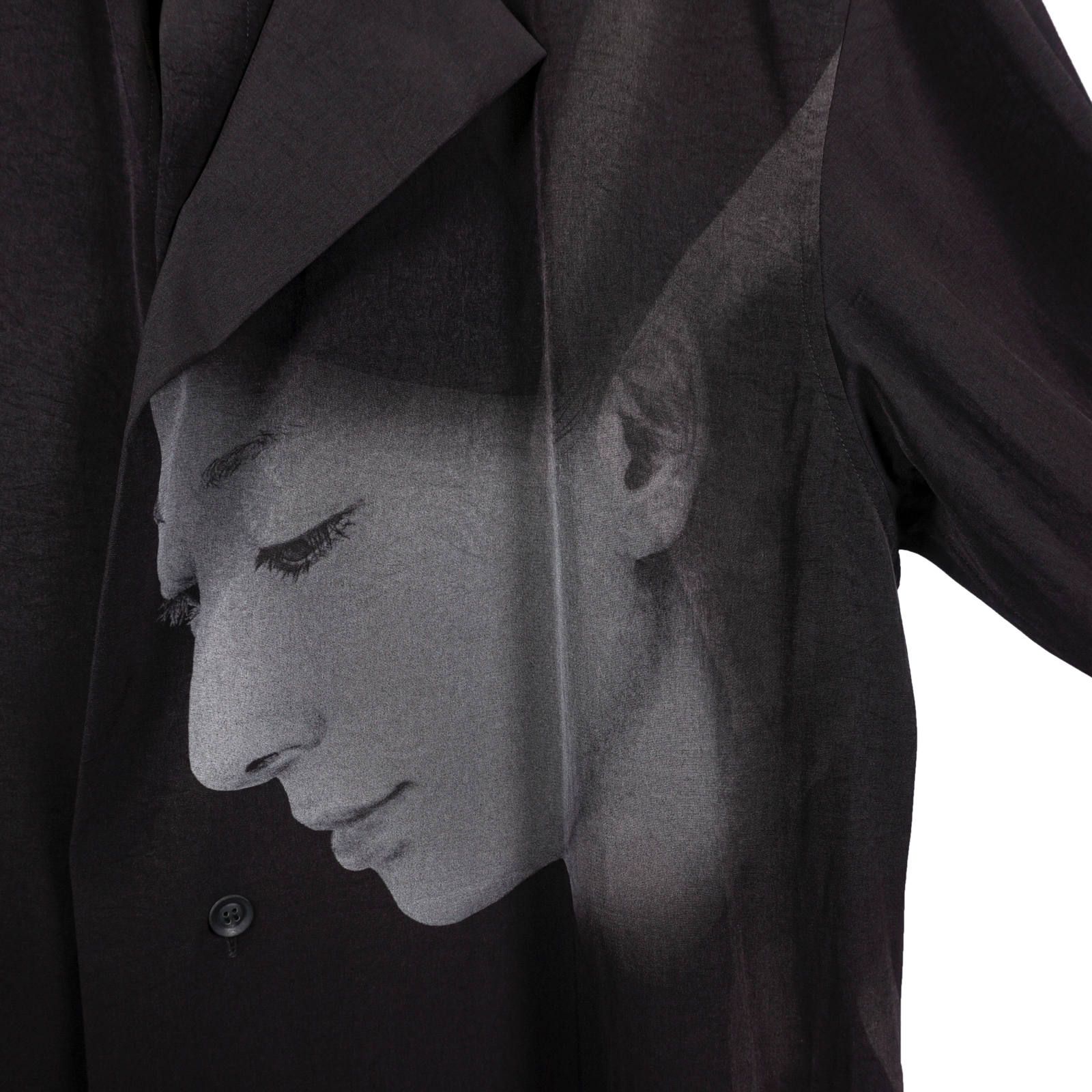 Yohji Yamamoto [HN-B50-804 / 二重前上プリントシャツ]