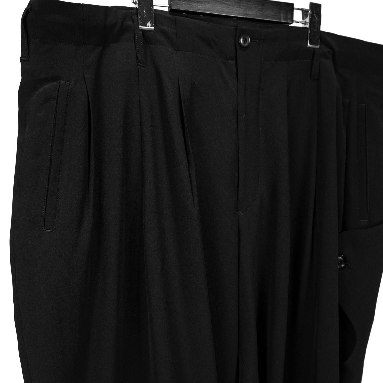 Yohji Yamamoto [HN-P52-404 / 脇スカラップパンツ]