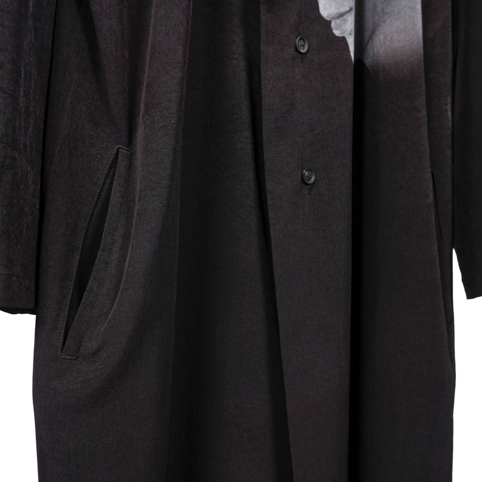 Yohji Yamamoto [HN-B50-804 / 二重前上プリントシャツ]