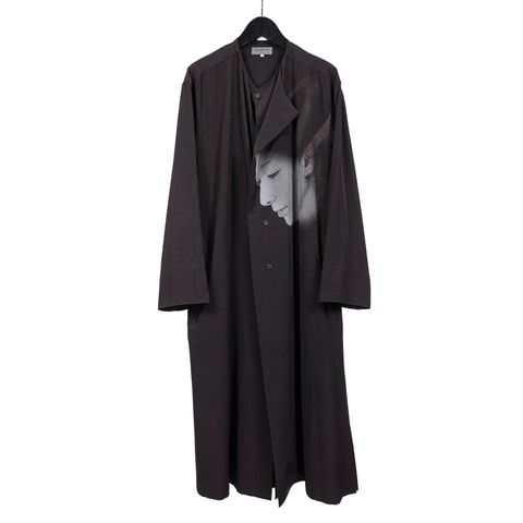Yohji Yamamoto [HN-B50-804 / 二重前上プリントシャツ]