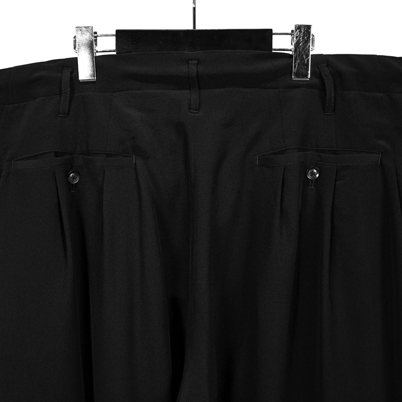 Yohji Yamamoto [HN-P52-404 / 脇スカラップパンツ]