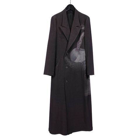 Yohji Yamamoto [HN-D24-508 / ヘビ女プリントドレス]