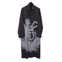 Yohji Yamamoto [HN-B37-505 / シャカ釦ロングB-PT]