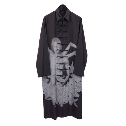 Yohji Yamamoto [HN-B37-505 / シャカ釦ロングB-PT]