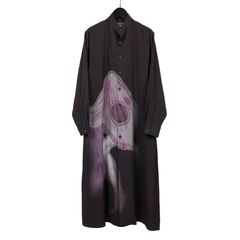 Yohji Yamamoto [HN-B48-507 / 幽霊の足ロングシャツ]