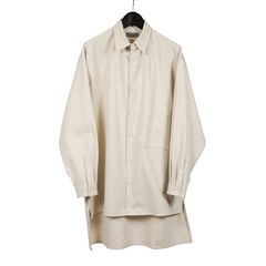 Yohji Yamamoto [HN-B34-021 / 前後段違いブラウス]