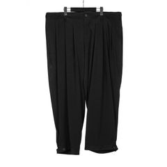 Yohji Yamamoto [HN-P21-500 / 12本タック裾ベルト付]