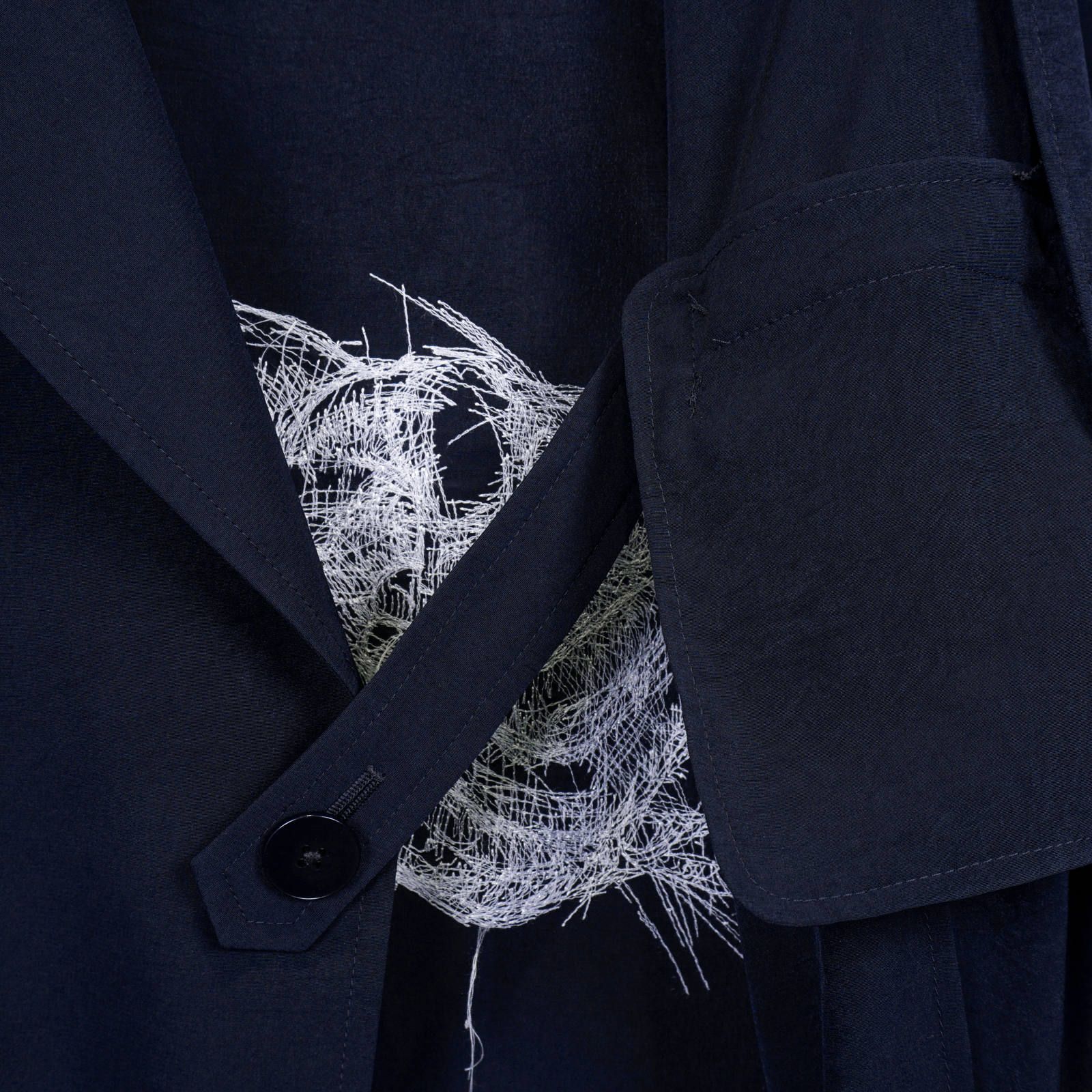 Yohji Yamamoto [HN-D16-805 / ピークドロングドレスC]