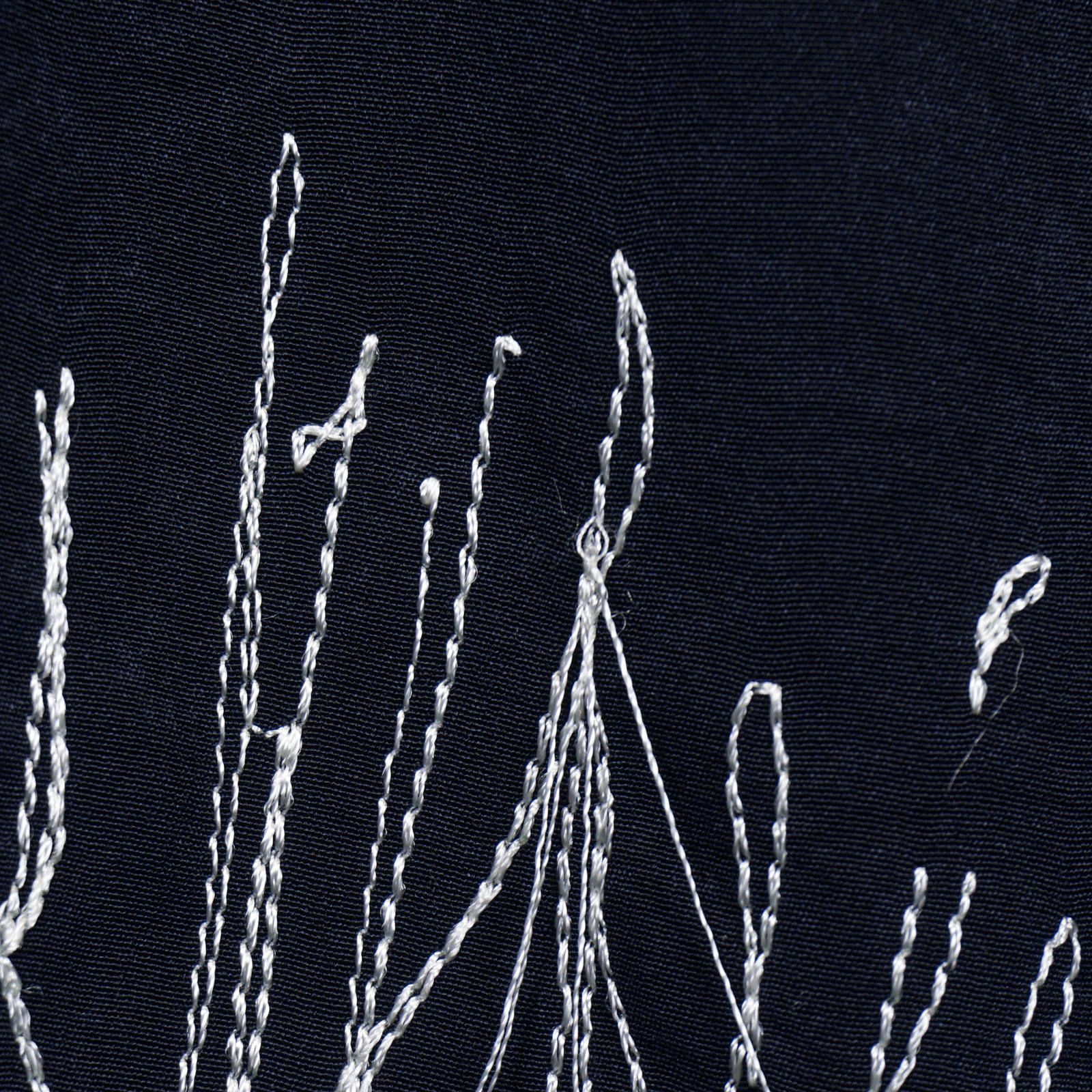 Yohji Yamamoto [HN-P43-503 / 太陽刺繍タックP]