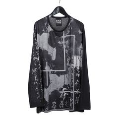 Yohji Yamamoto [HR-T45-272 / 朝倉PT まんじ長袖]