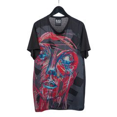 Yohji Yamamoto [HR-T46-272 / 朝倉PT 赤顔半袖]