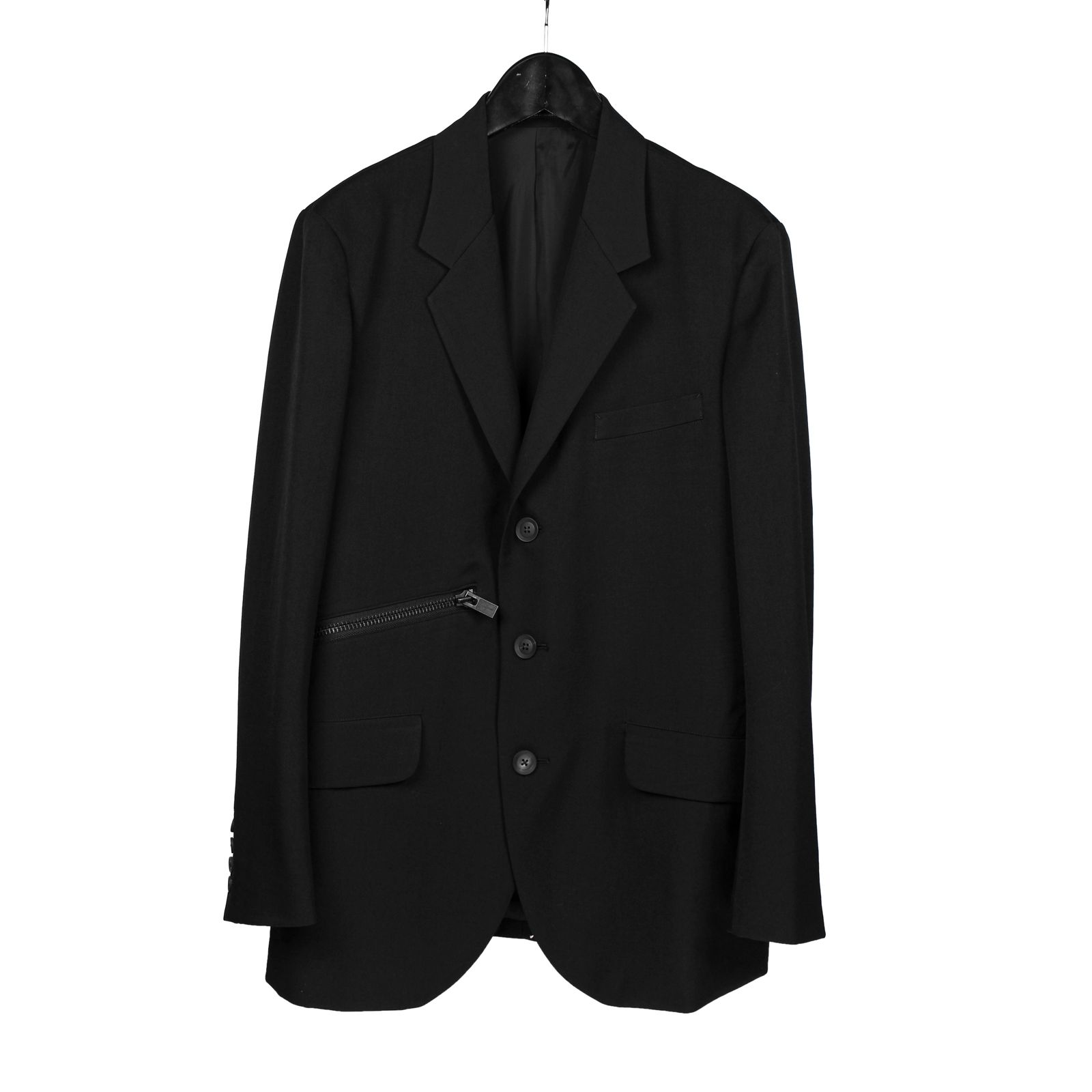 yohji yamamoto - pour homme 右脇ファスナーあきJK / HX-J13-100