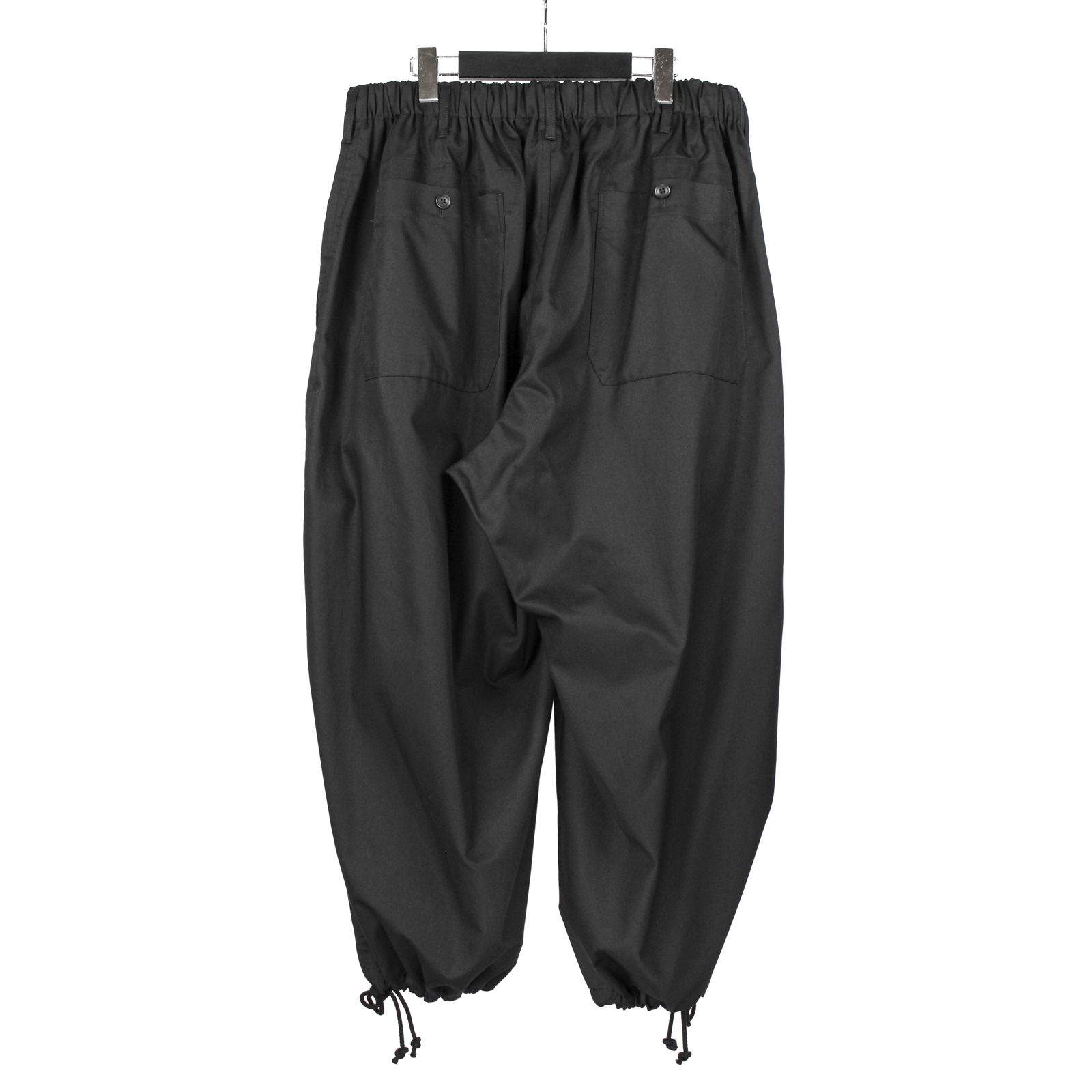 Ground Y | BALLOON PANTS  / バルーンパンツ (ユニセックス) / ブラック / GM-P01-017