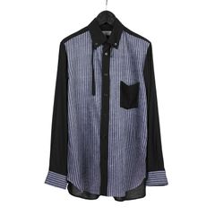 pour homme 台衿ループ付き無地×縞 / HX-B43-816