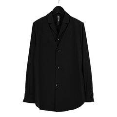 Illusionism open collar jacket / GJ-J01-500