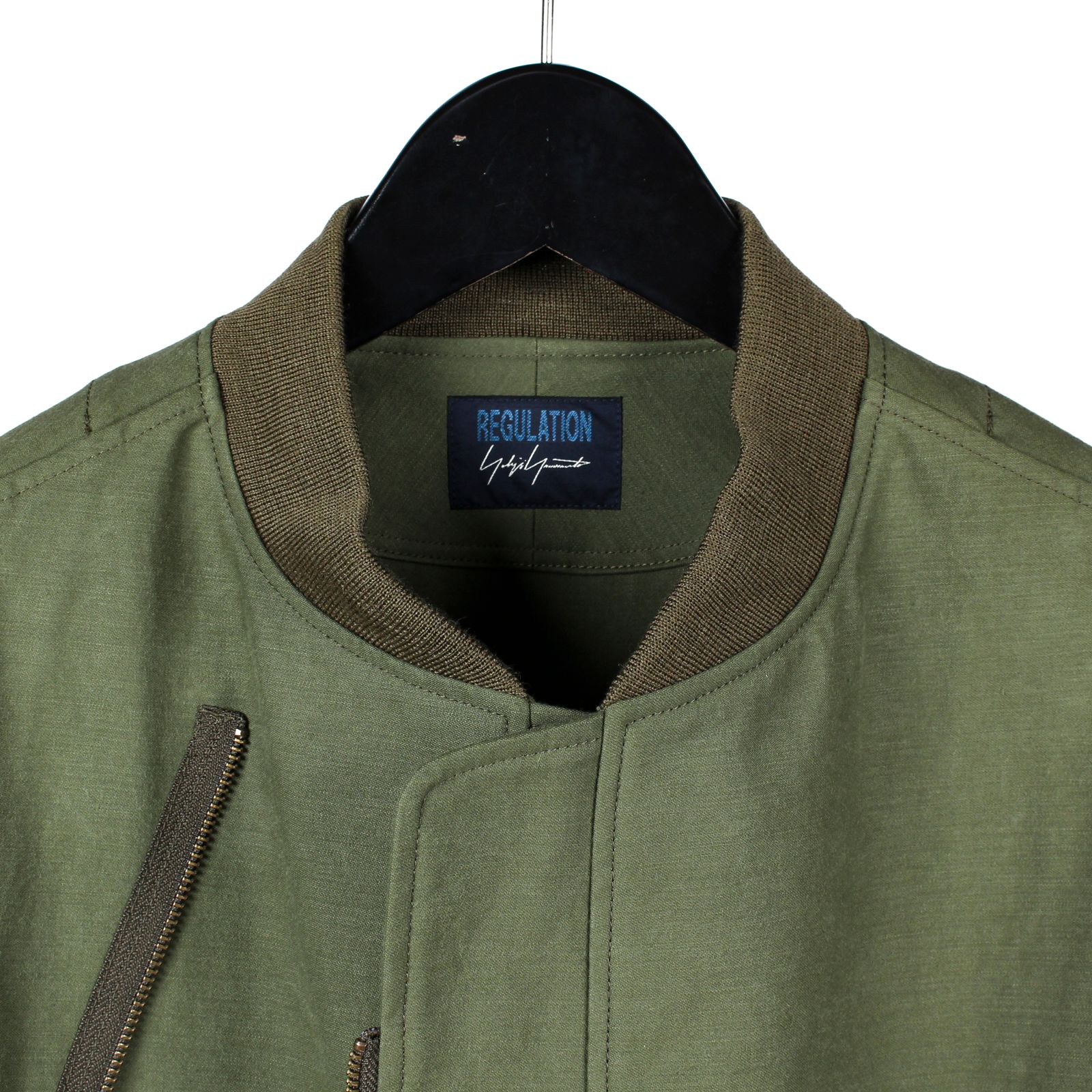 yohji yamamoto - REGULATION MILITARY BACK SATIN R-3WAY BOMBER / FQ-J51-002  | ALUBUS / RUFUS