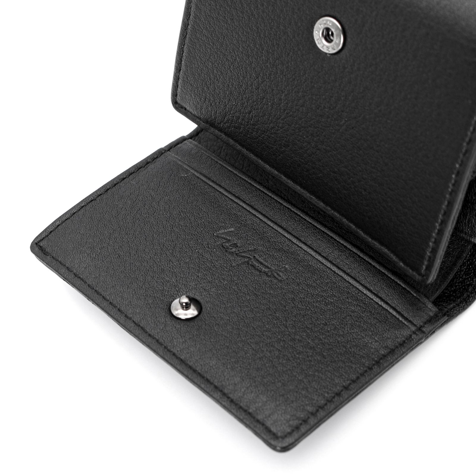 discord | yohji yamamoto / Compact （三つ折りウォレットS） / 財布 / ブラック / 牛革 / DA-A96-790