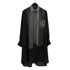 Ground Y | VARIOUS MATERIAL COMBINATION DESIGN SHIRT / 長袖 シャツ (ユニセックス) / GO-B19-806