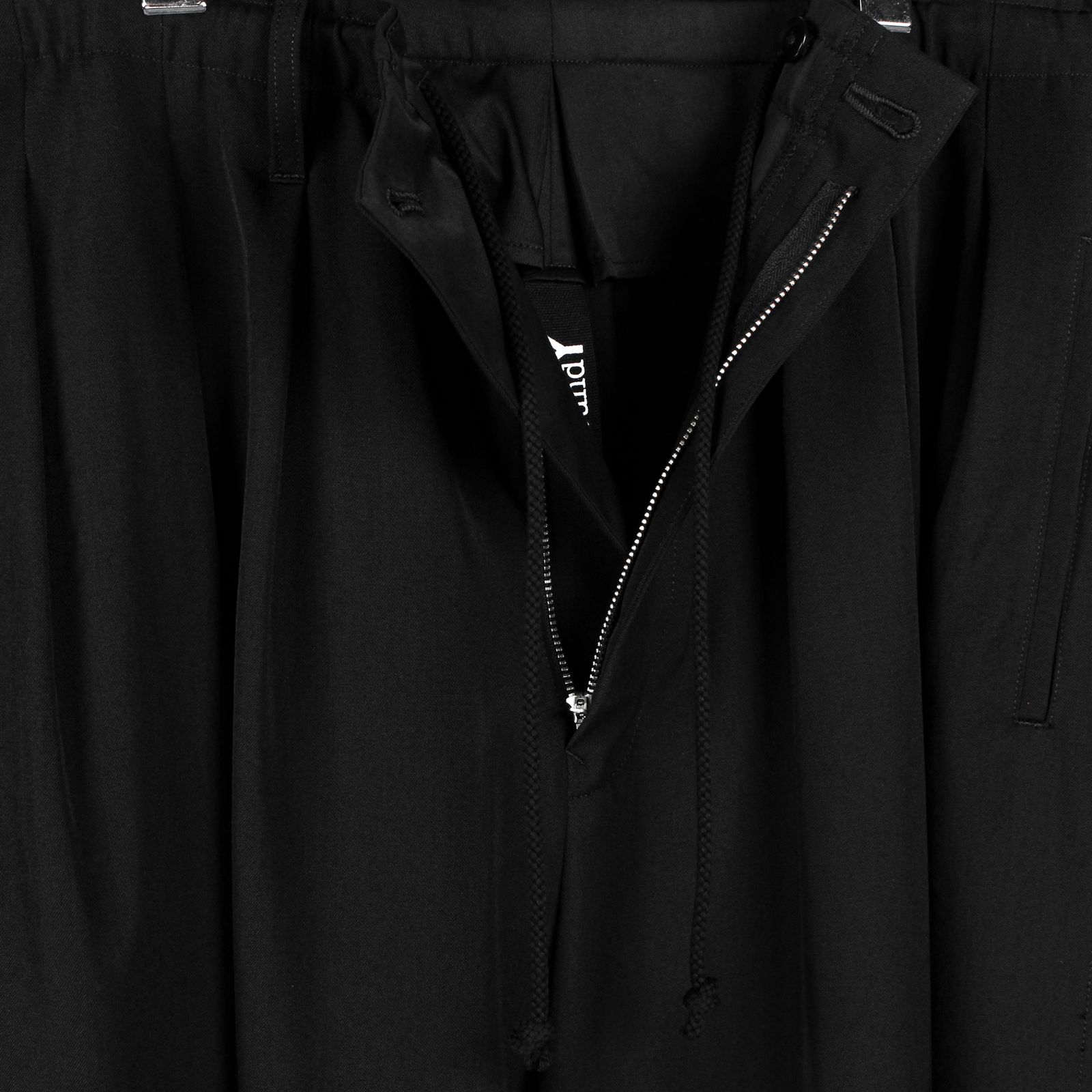 【未使用品】GroundY バルーンパンツ サイズ3 ウールサージ ブラック Yohji Yamamoto ヨウジヤマモト GroundY GA-P04-100 T/W