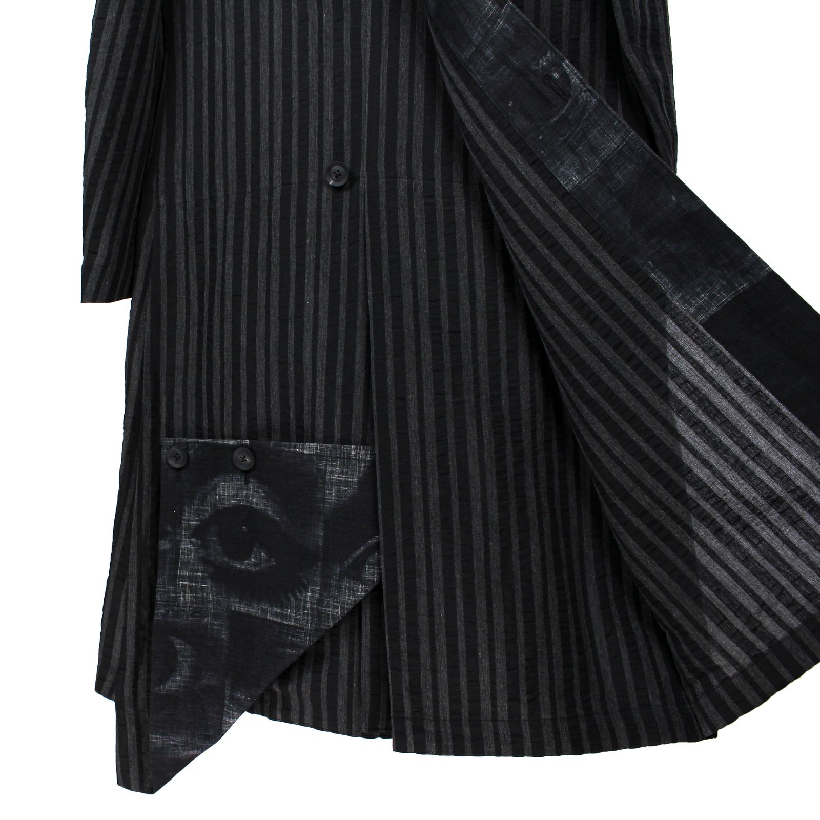 yohji yamamoto - pour homme 眼柄入り左二重JKT / HD-J25-805