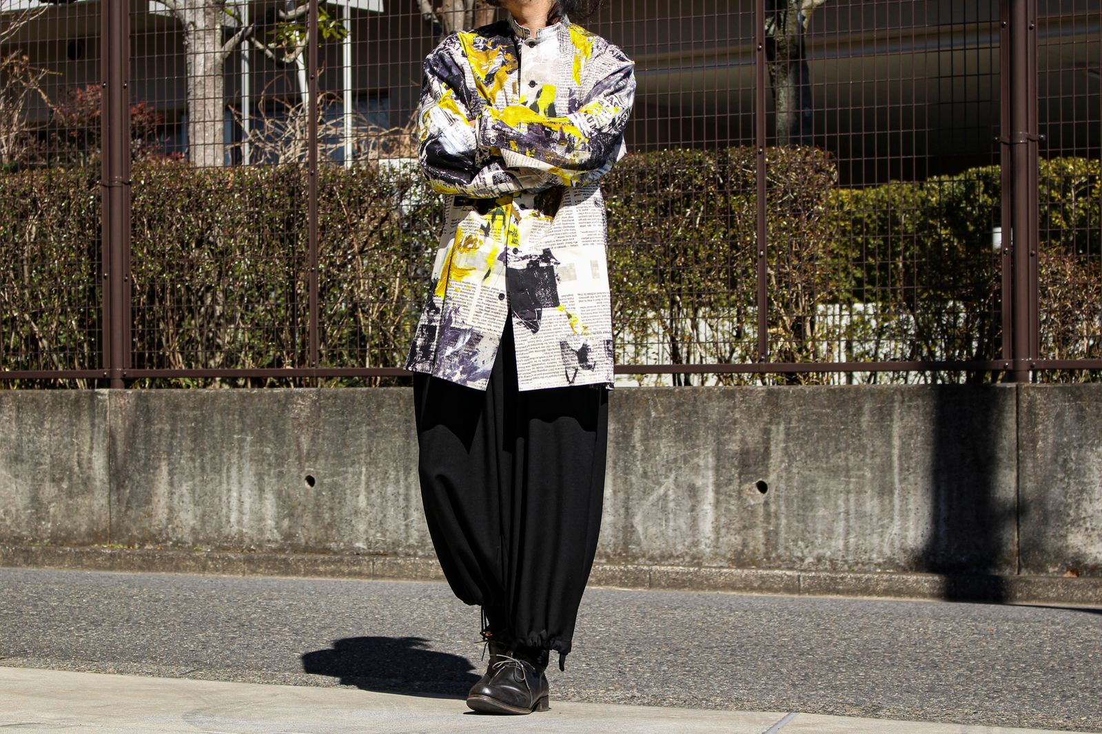 再値下げ 19ss LOOK26 Yohji Yamamoto ロングシャツ 朝倉優佳 ...