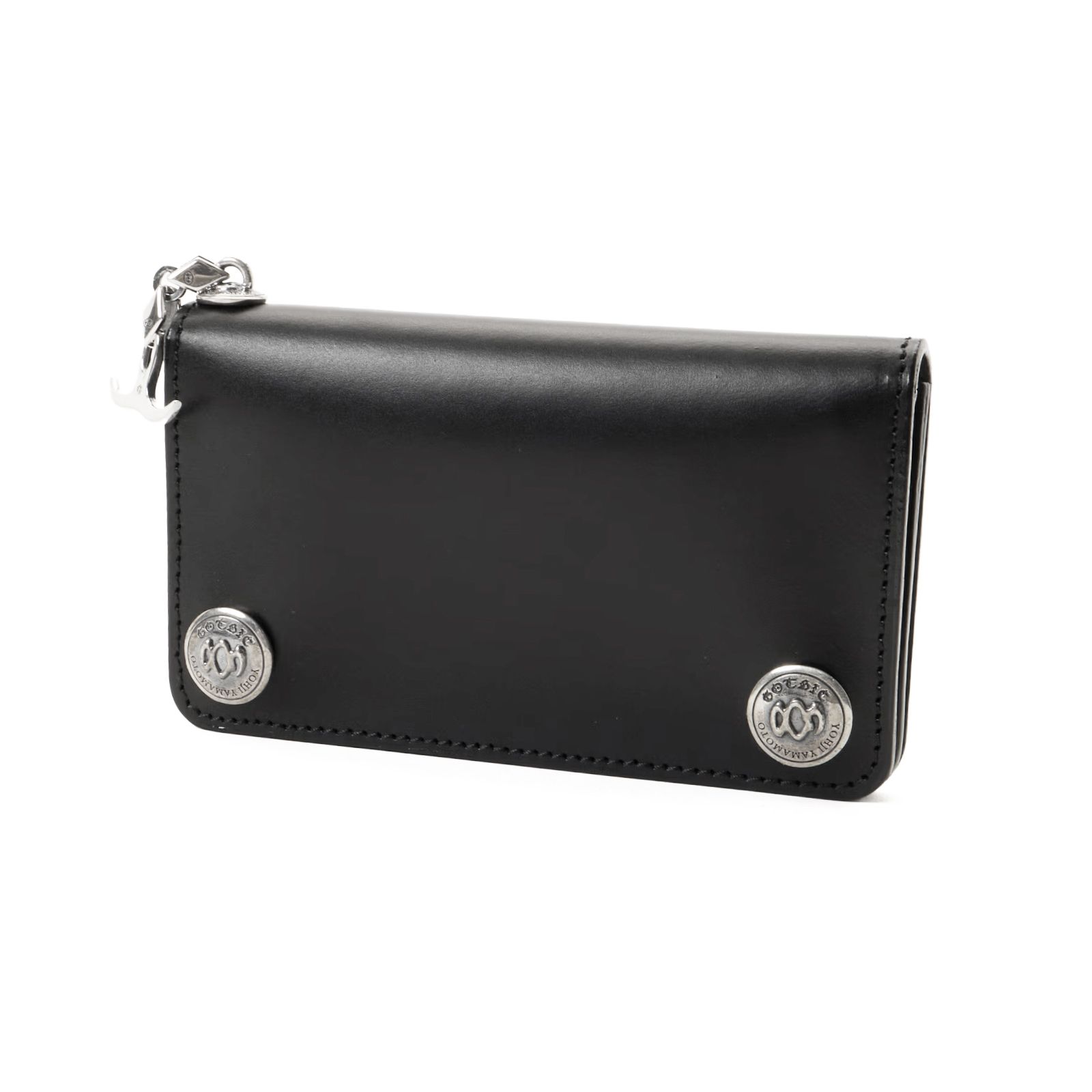 GOTHIC YOHJI YAMAMOTO GOTHIC COW LEATHER WALLET S / ウォレット・財布 (ユニセックス)  / 牛革 シルバー Silver950 / HA-A34-720