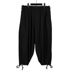 Ground Y | WOOL BALLOON PANTS / バルーンパンツ (ユニセックス) / ブラック / GO-P03-100