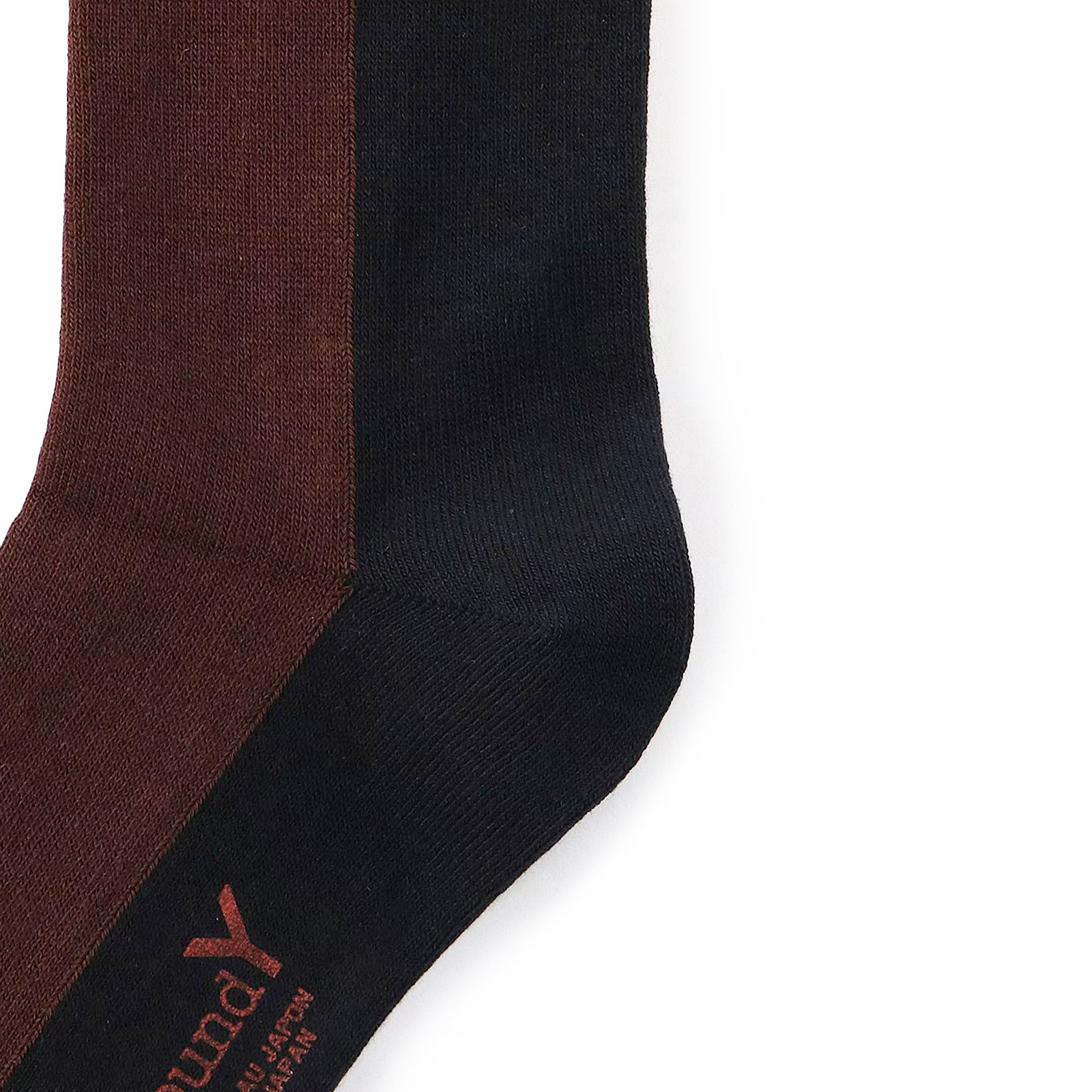 Ground Y | Front and Back Two Color Socks / ソックス(メンズ) / GA-M01-090-4