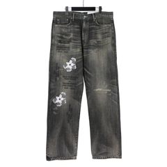 【カート購入不可】 pour homme | × NEIGHBORHOOD SAVAGE DENIM DP BASIC PANTS / ネイバーフットパンツ / デニムパンツ (メンズ)  / ブラック / HP-P93-055-2