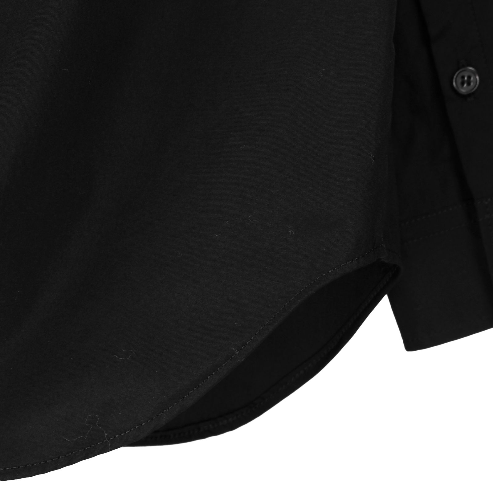 pour homme | 環縫い紐衿B / シャツ (メンズ) / ブラック / HO-B23-514
